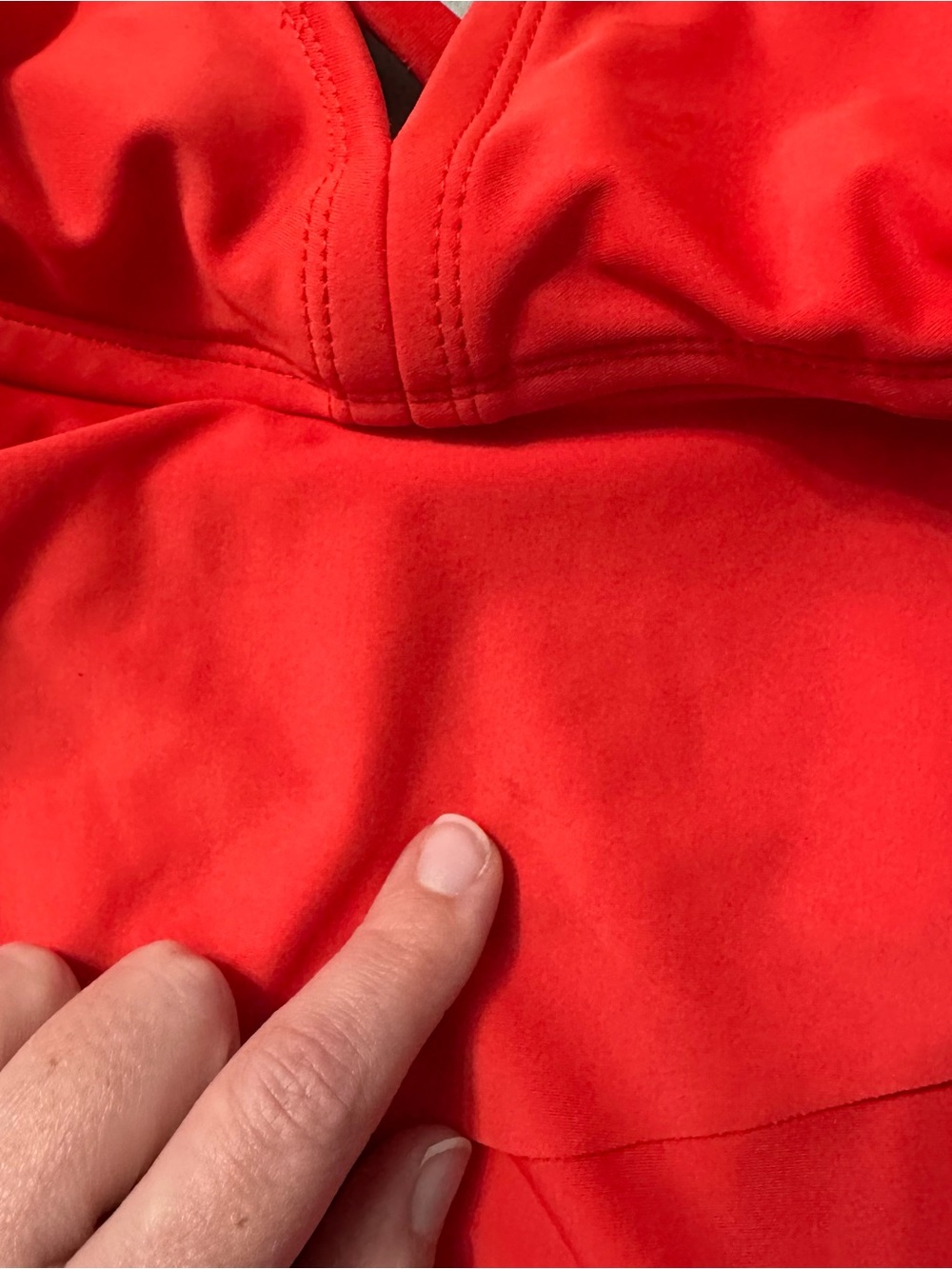Catalina Tankini Swimsuit Set Large 12 14 Orange Tiered Ruffle Top Skirtini Swim - Picture 12 of 14